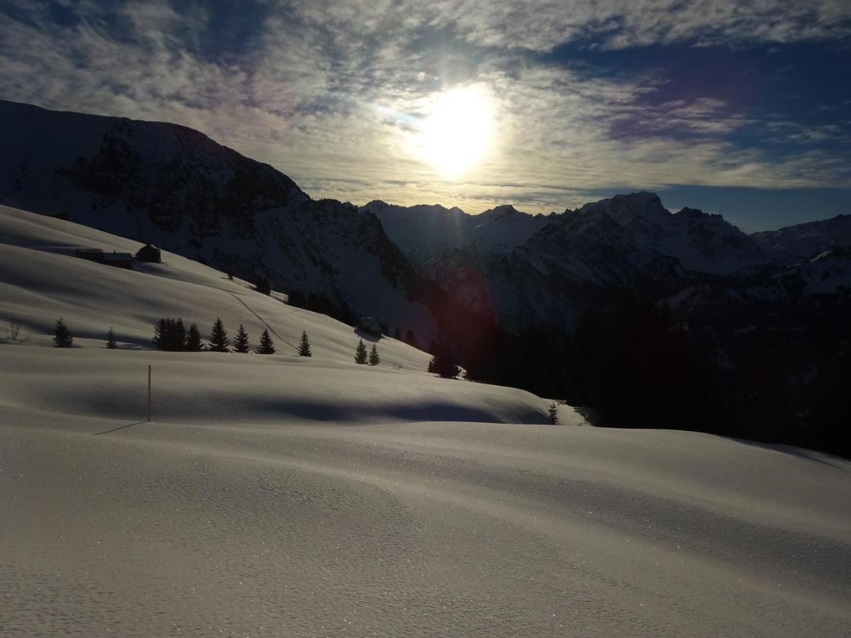 SunAlpin - Ferienwohnungen Schoppernau Exterior foto